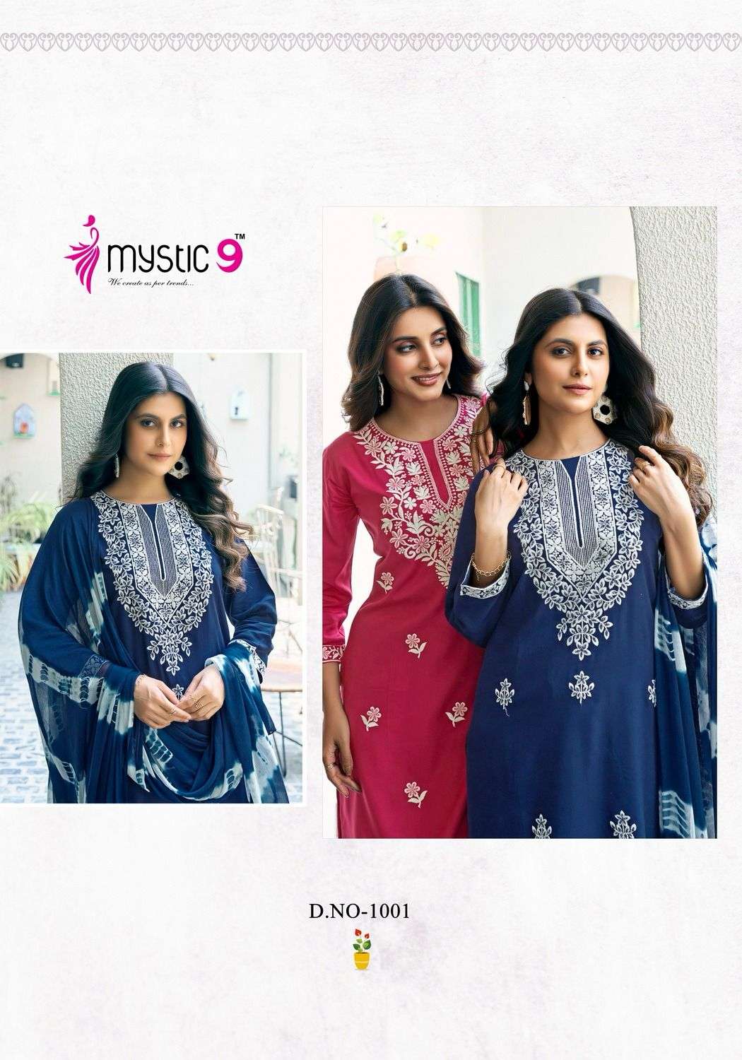 MYSTIC9 KARACHI vol -1 Kurti Wholesale catalog