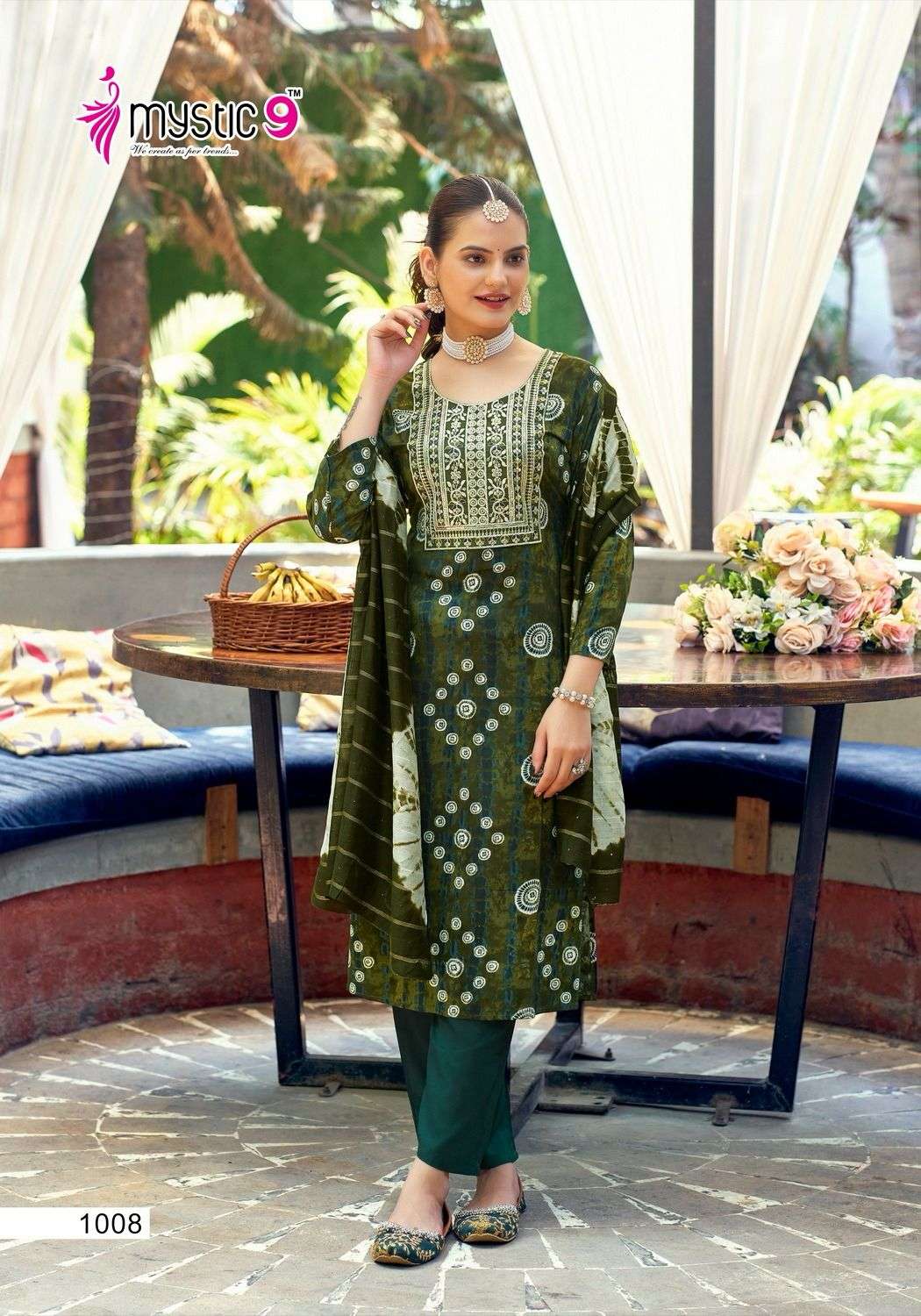 MYSTIC9 KHANAK vol - 1 Kurti Wholesale catalog