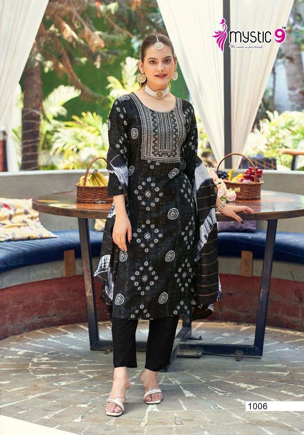 MYSTIC9 KHANAK vol - 1 Kurti Wholesale catalog