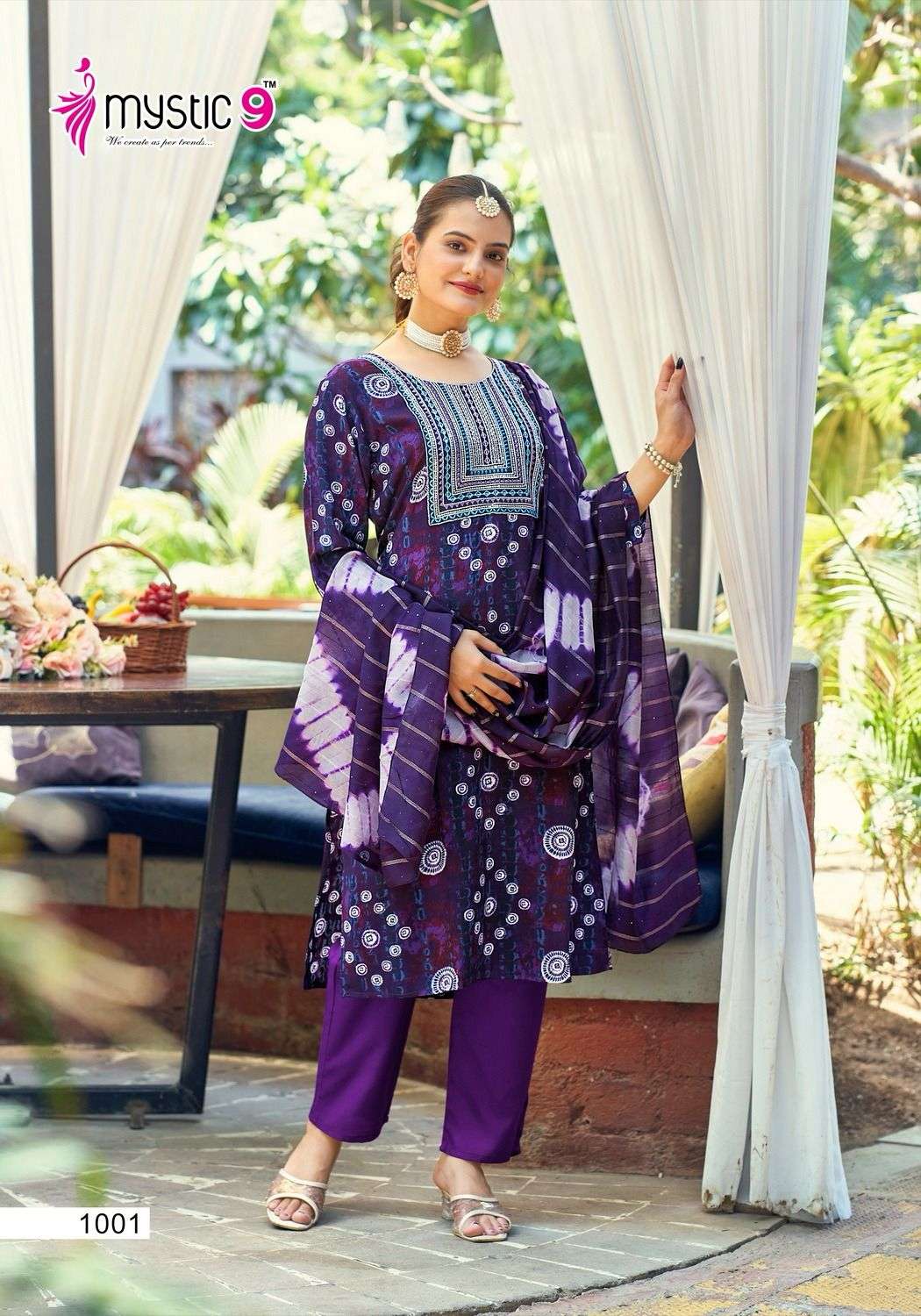MYSTIC9 KHANAK vol - 1 Kurti Wholesale catalog