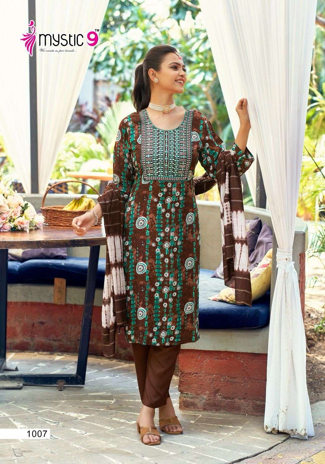 MYSTIC9 KHANAK vol - 1 Kurti Wholesale catalog
