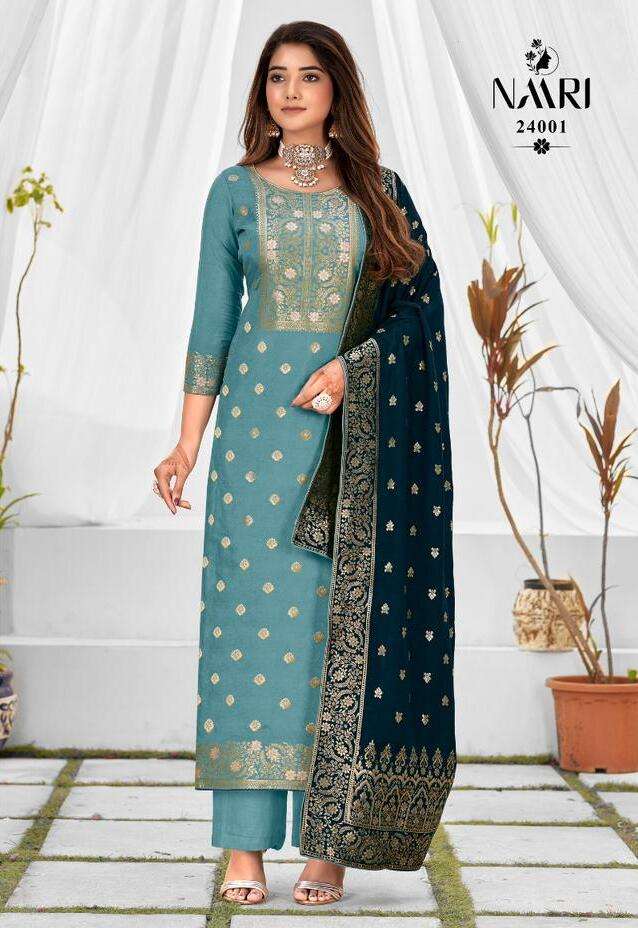 Naari Benz Vol 3 Masleen Jacquard Salwar Kameez Wholesale catalog