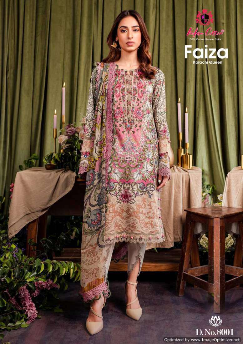 Nafisa Faiza Queen Vol 8 Cotton Dress Material Wholesale catalog