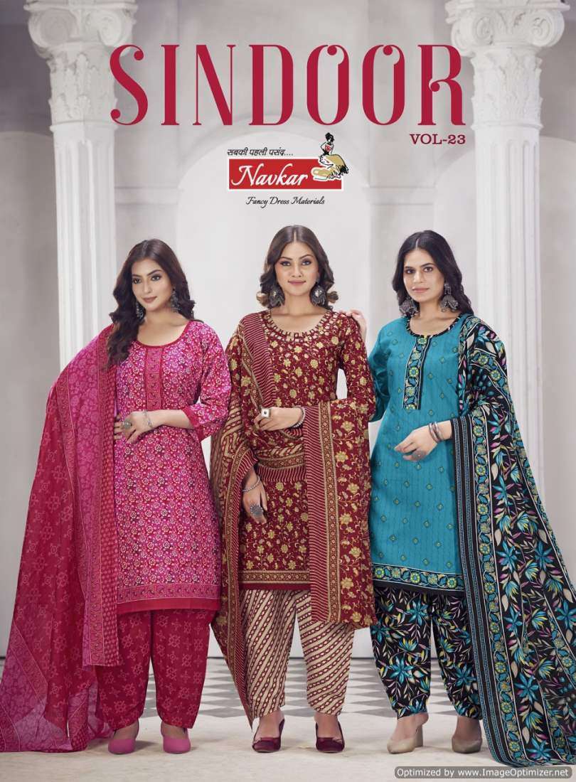 Navkar Sindoor Vol-23 – Readymade With Lining - Wholesale Catalog