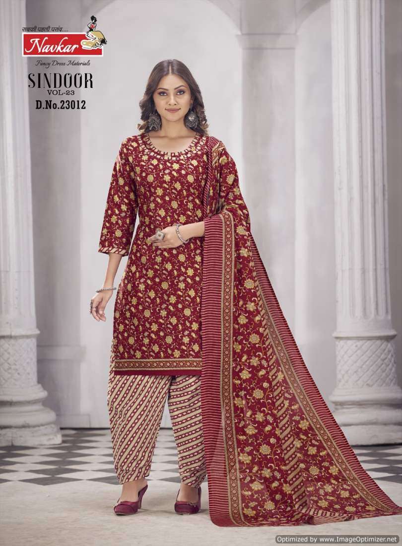 Navkar Sindoor Vol-23 – Readymade With Lining - Wholesale Catalog