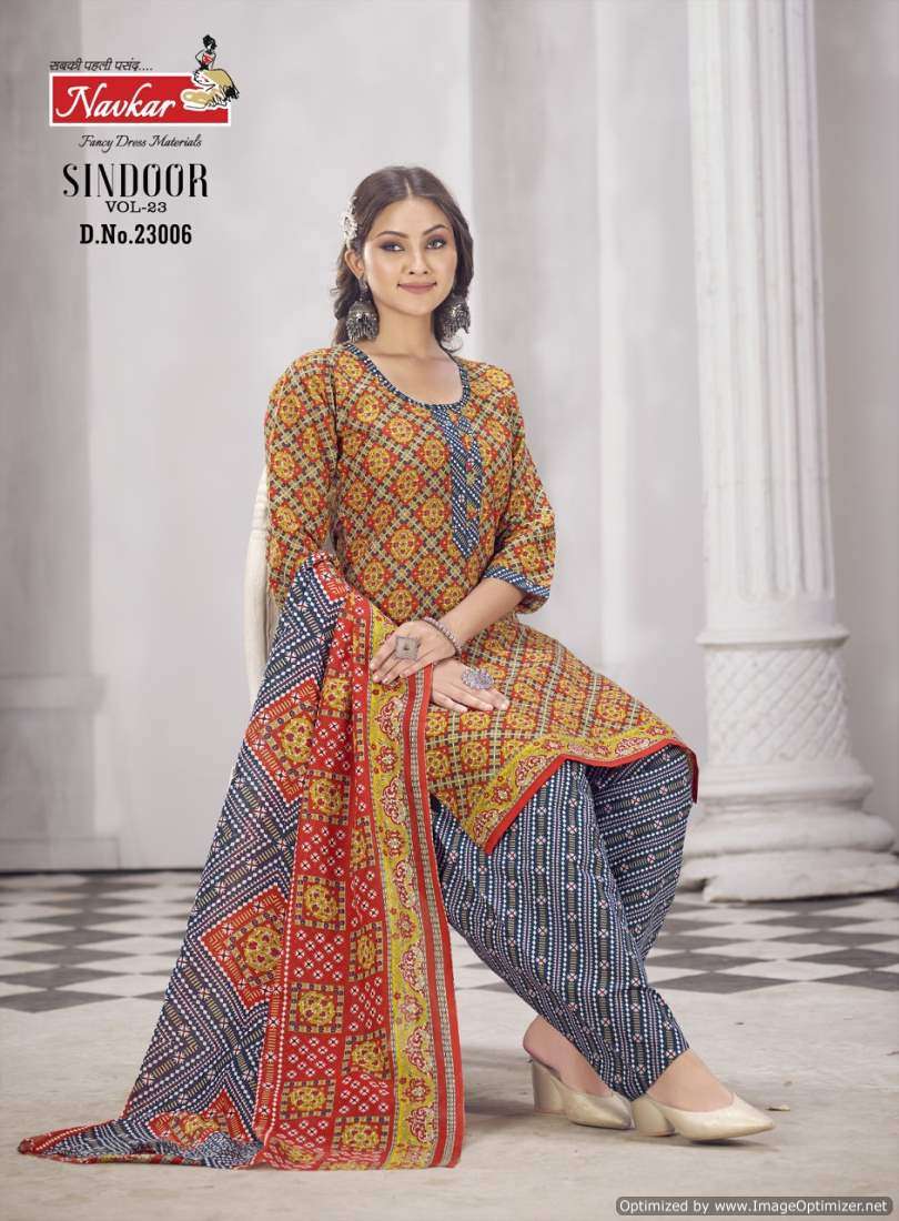 Navkar Sindoor Vol-23 – Readymade With Lining - Wholesale Catalog
