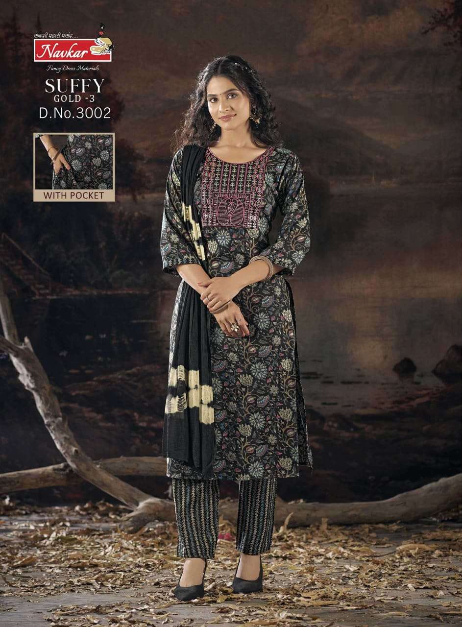 NAVKAR SUFFY GOLD vol -3 Kurti Wholesale catalog