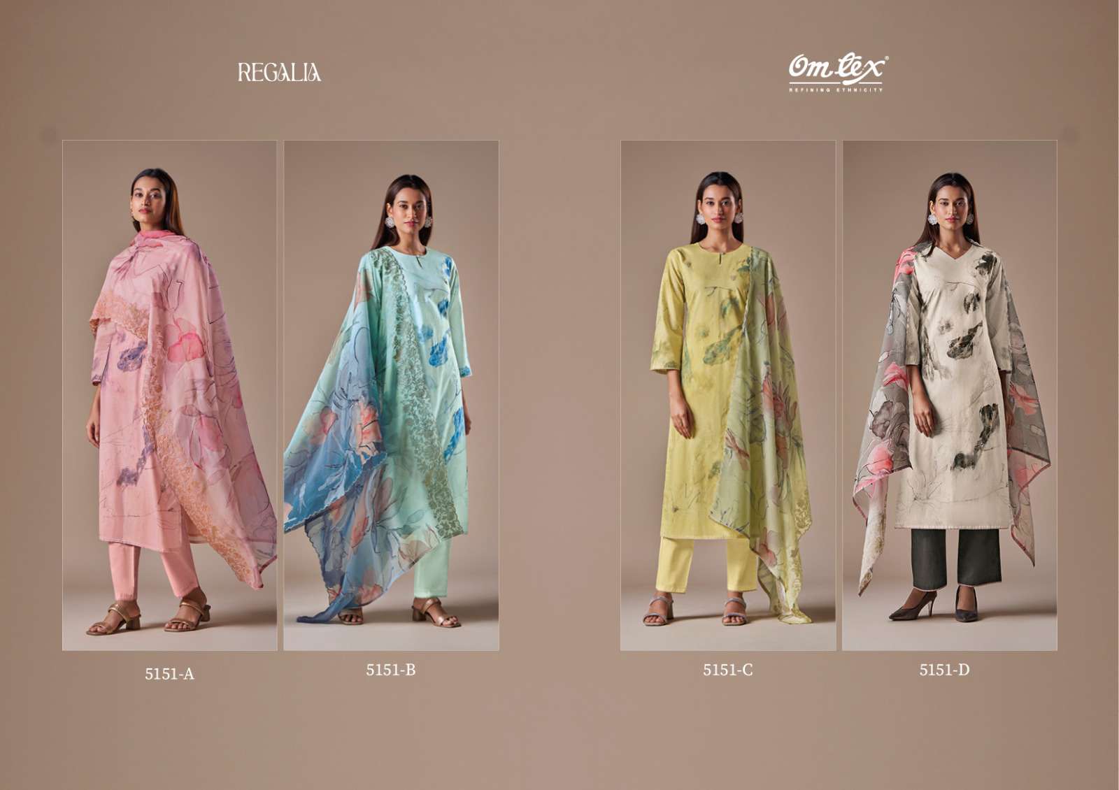 OMTEX REGALIA Salwar Kameez Wholesale catalog