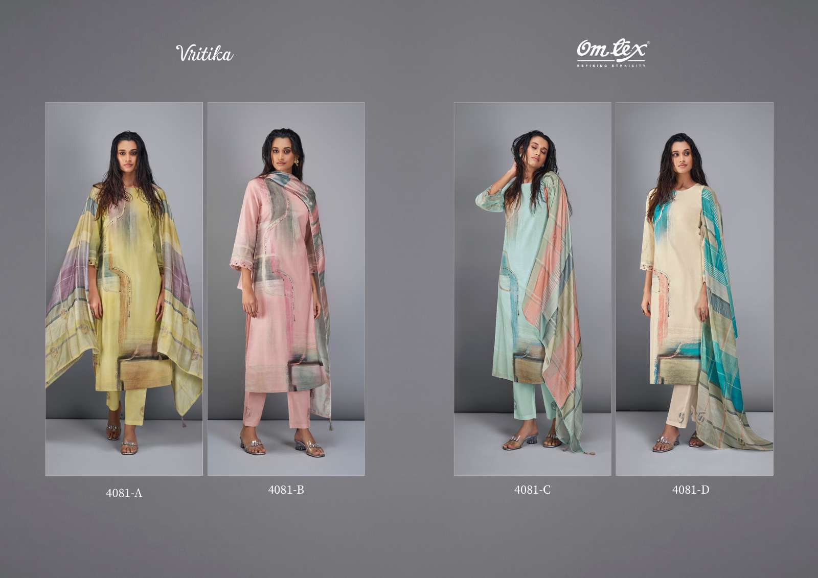 OMTEX VRITIKA Salwar Kameez Wholesale catalog