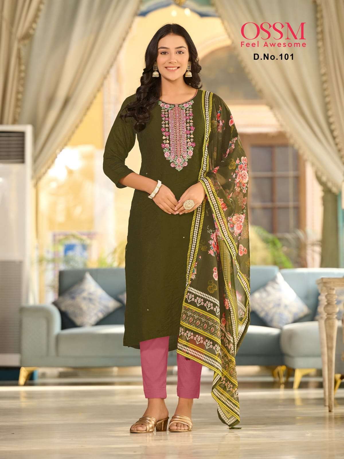OSSM GULAAL Kurti Wholesale catalog