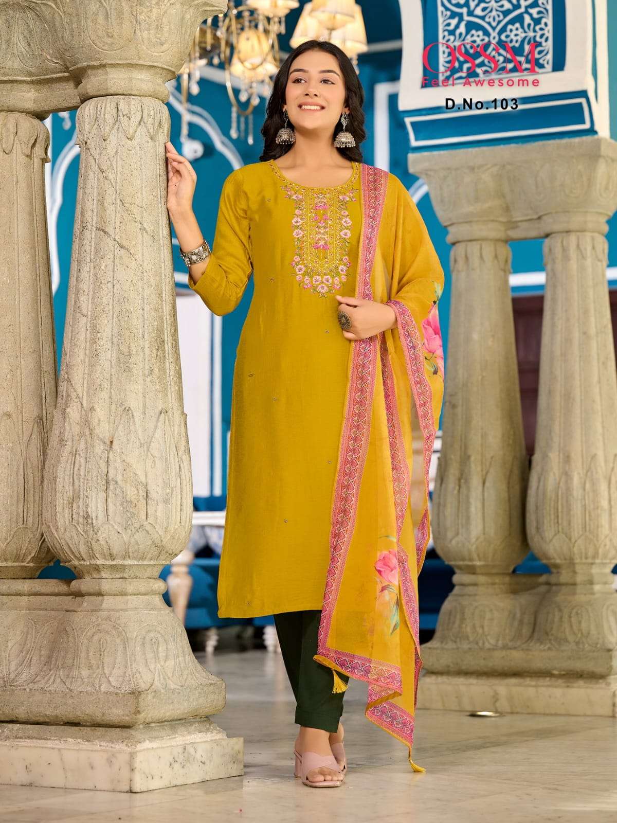 OSSM GULAAL Kurti Wholesale catalog