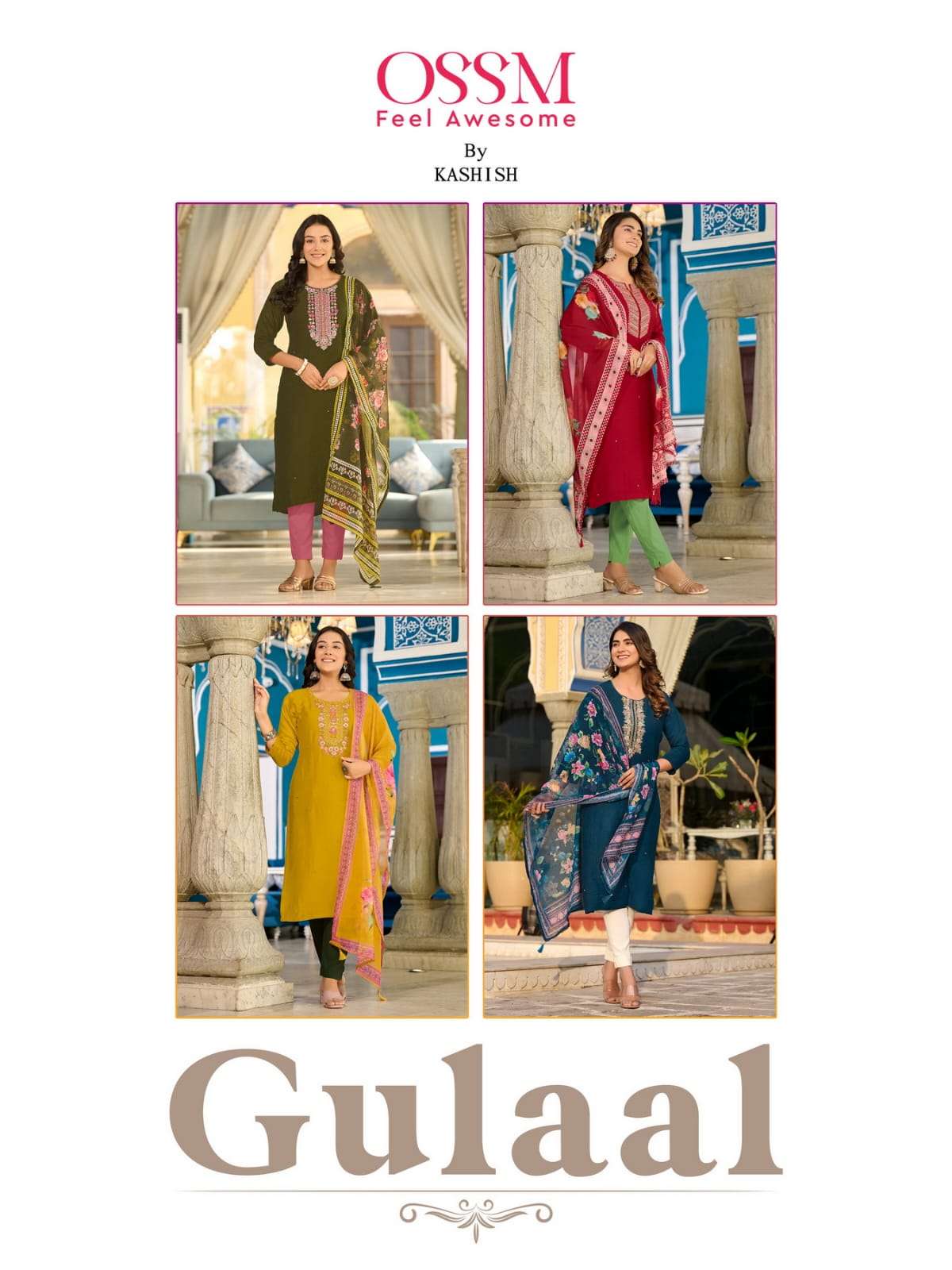 OSSM GULAAL Kurti Wholesale catalog