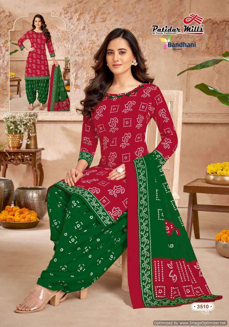 Patidar Mills Bandhani Special Vol-35 – Dress Material - Wholesale Catalog