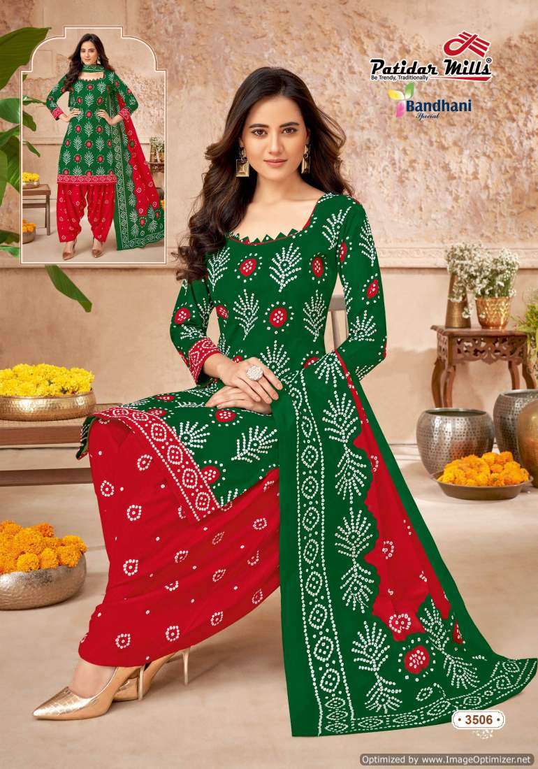 Patidar Mills Bandhani Special Vol-35 – Dress Material - Wholesale Catalog
