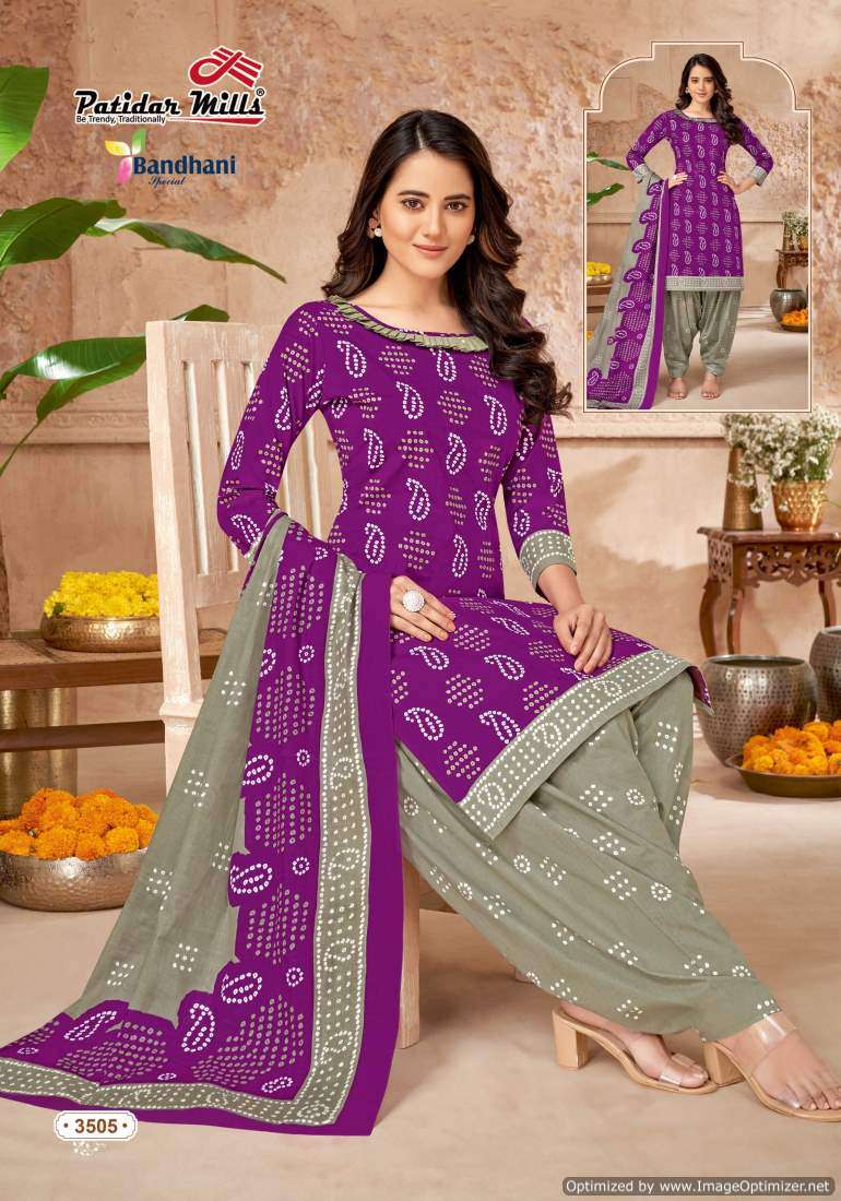Patidar Mills Bandhani Special Vol-35 – Dress Material - Wholesale Catalog