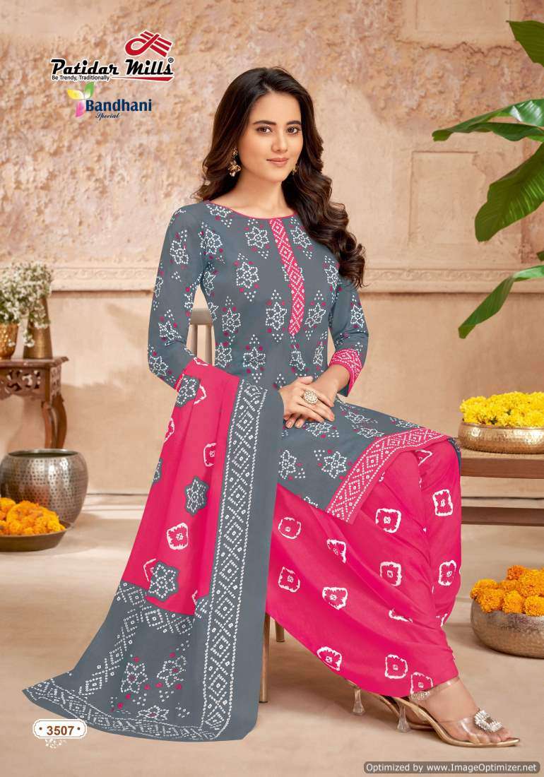Patidar Mills Bandhani Special Vol-35 – Dress Material - Wholesale Catalog