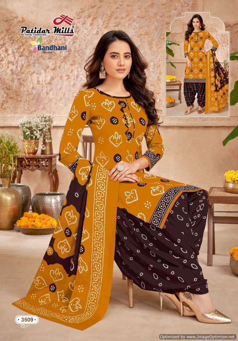 Patidar Mills Bandhani Special Vol-35 – Dress Material - Wholesale Catalog