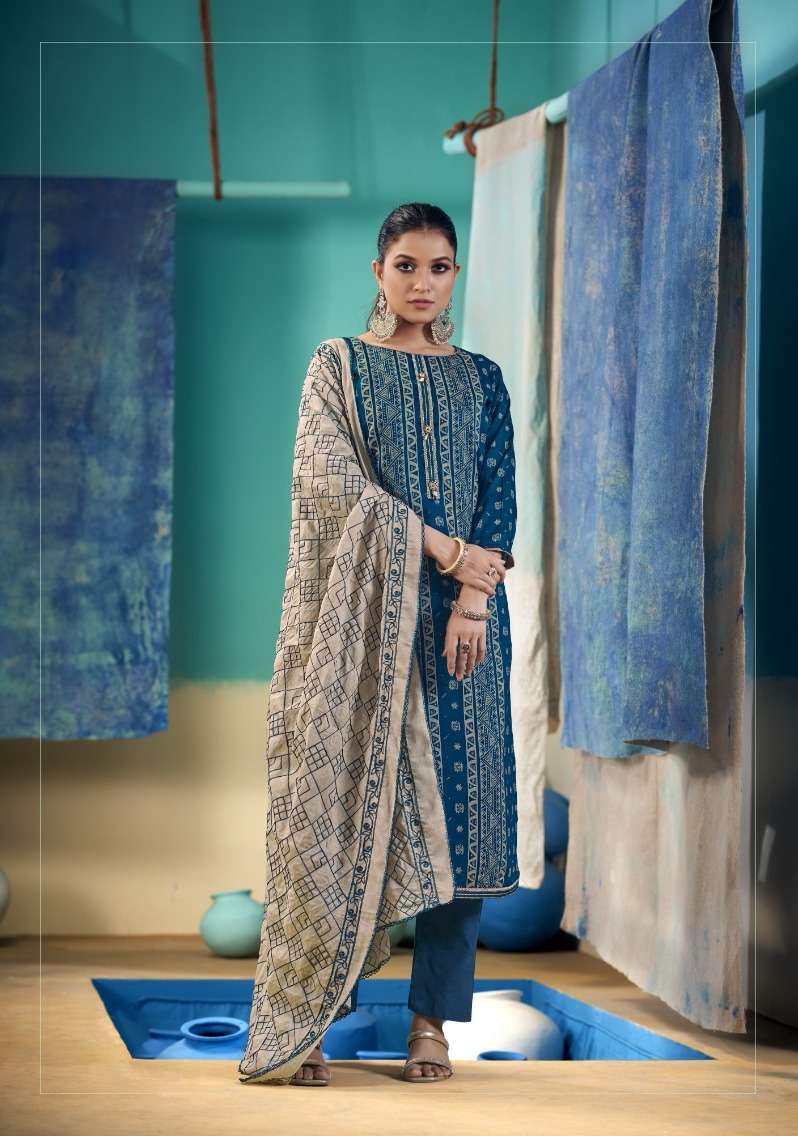 Radhika Azara Black Berry Vol 10 Cotton Dress Material Wholesale catalog