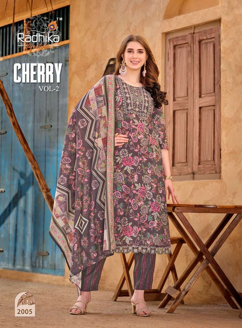 RADHIKA LIFE STYLE CHERRY  Vol -2 Kurti Wholesale catalog