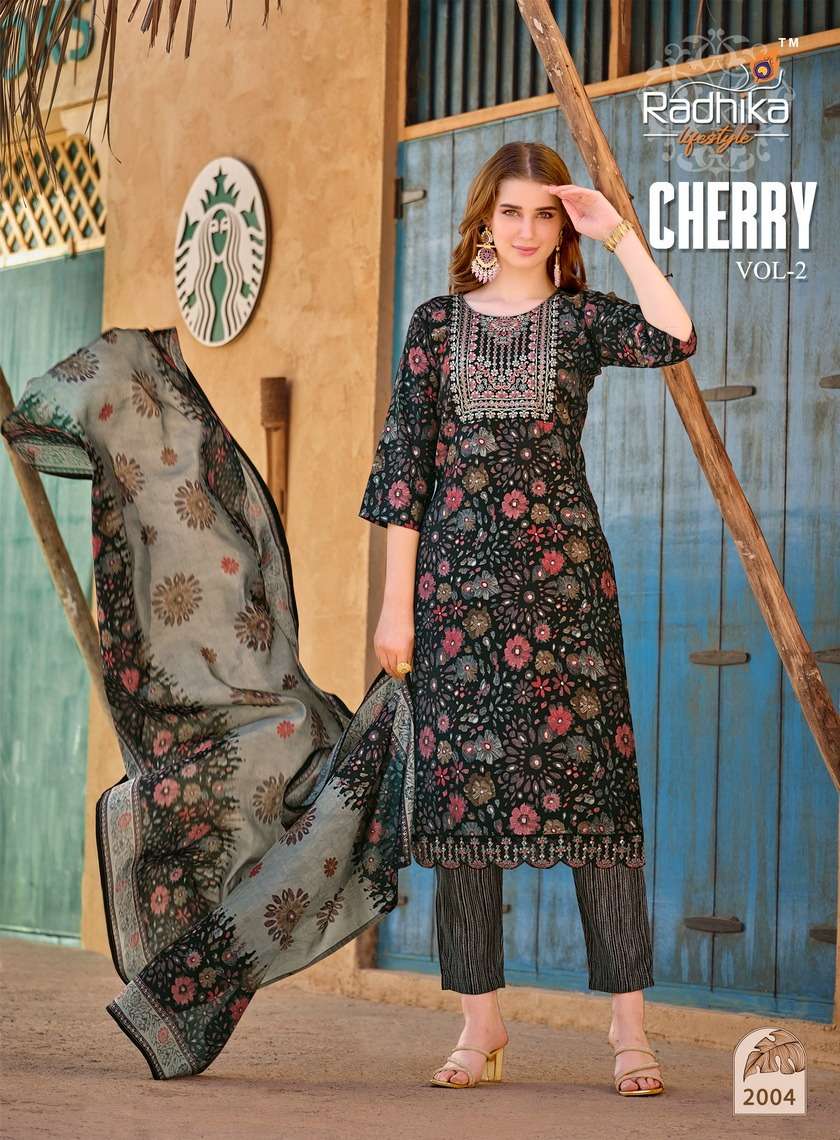 RADHIKA LIFE STYLE CHERRY  Vol -2 Kurti Wholesale catalog