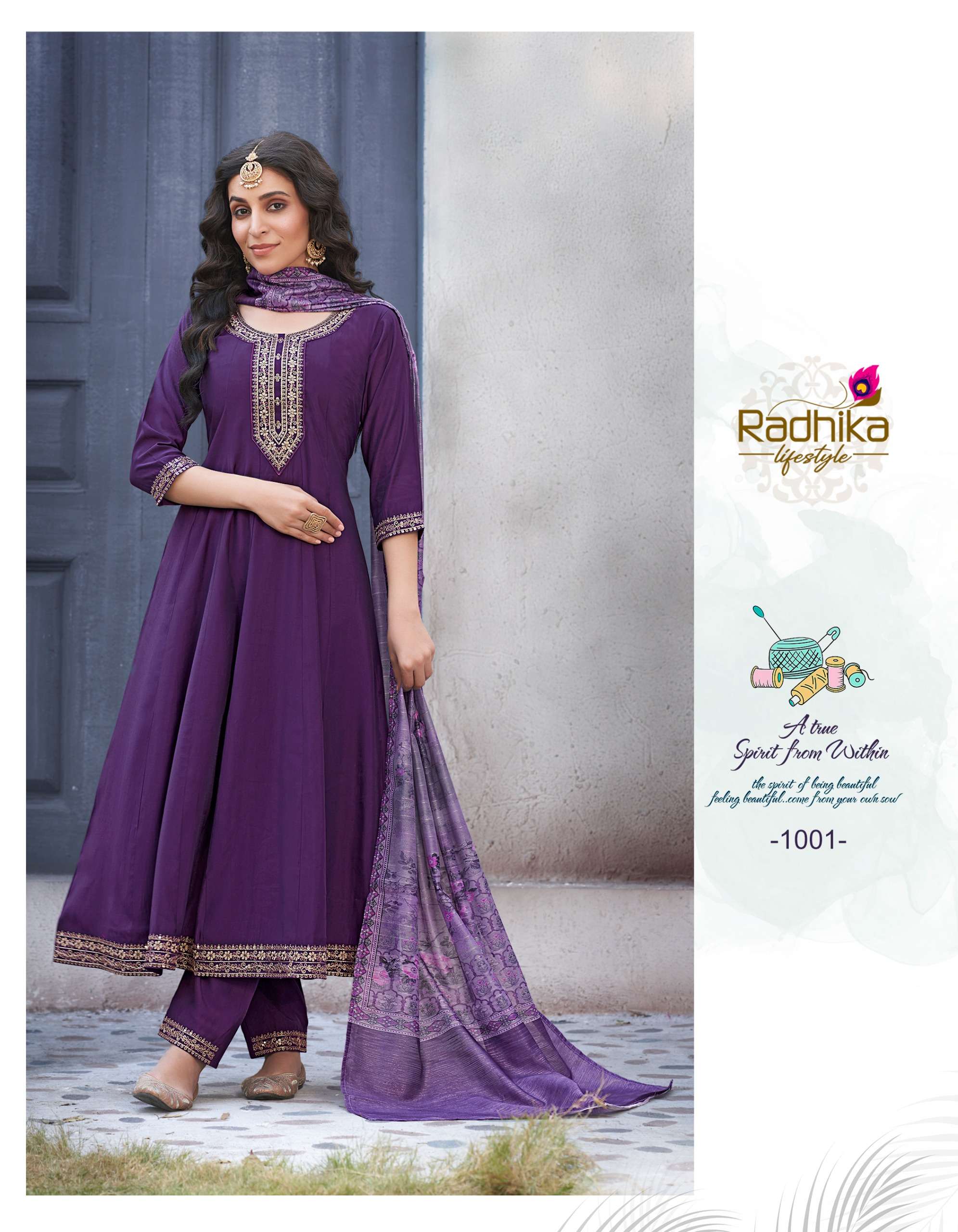 RADHIKA lifestyle GULMOHAR  VOL 1 Kurti Wholesale catalog