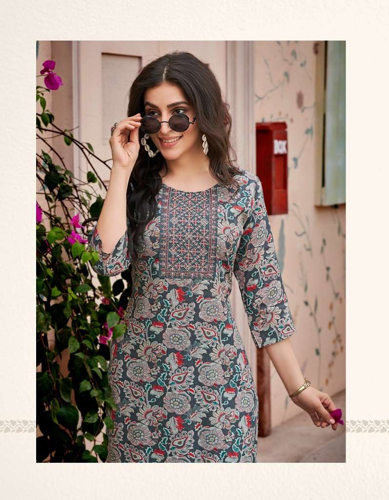Radhika Pahel Vol-7 – Straight Kurtis - Wholesale Catalog