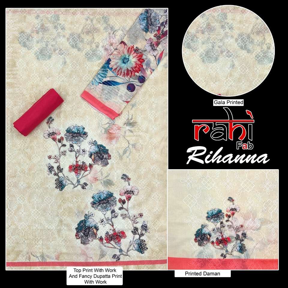 Rahi Fab Rihanna Vol-1 – Dress Material Wholesale Catalog