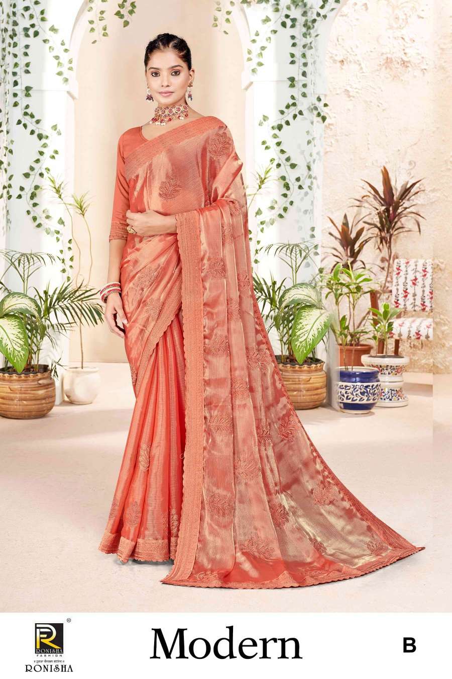 Ronisha Modern Saree Wholesale catalog