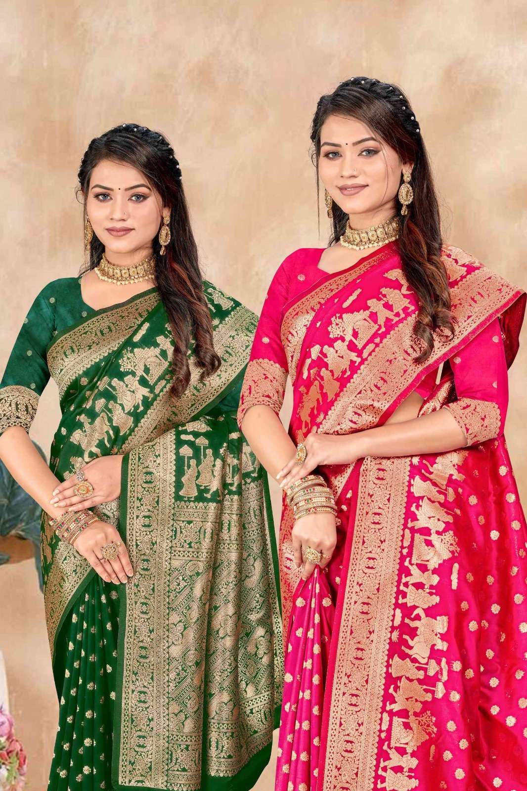 Ronisha Pushpa Banarasi Silk Saree Wholesale catalog