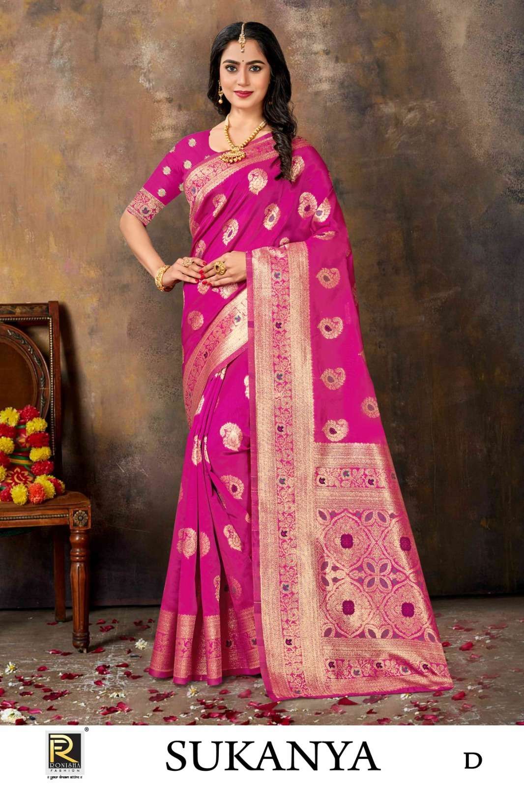 Ronisha Sukanya Banarasi Silk Saree Wholesale catalog