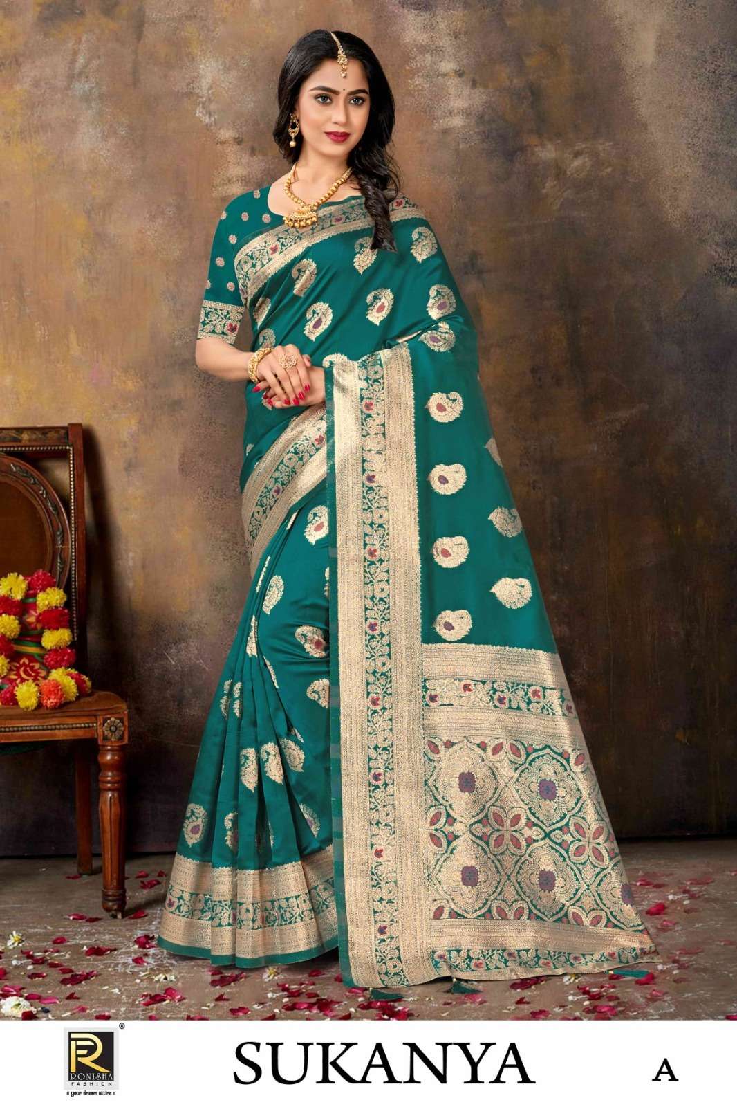 Ronisha Sukanya Banarasi Silk Saree Wholesale catalog