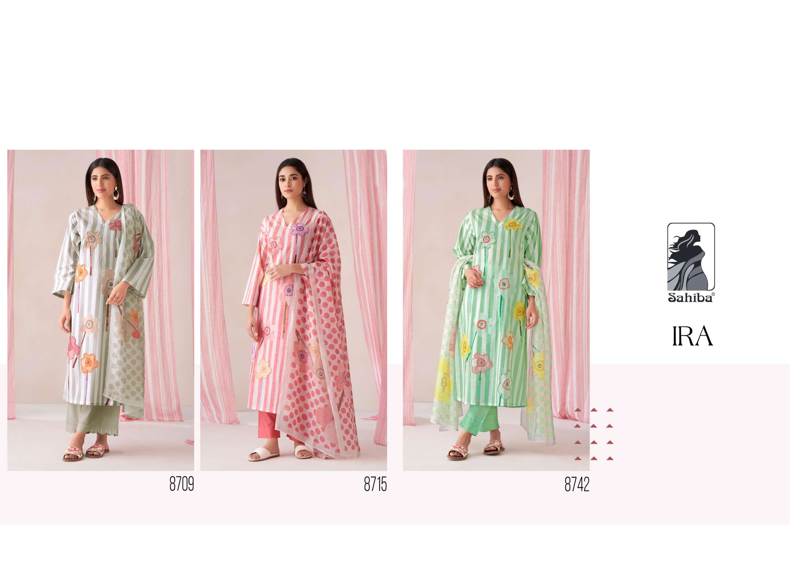 Sahiba IRA Dress Material Wholesale catalog