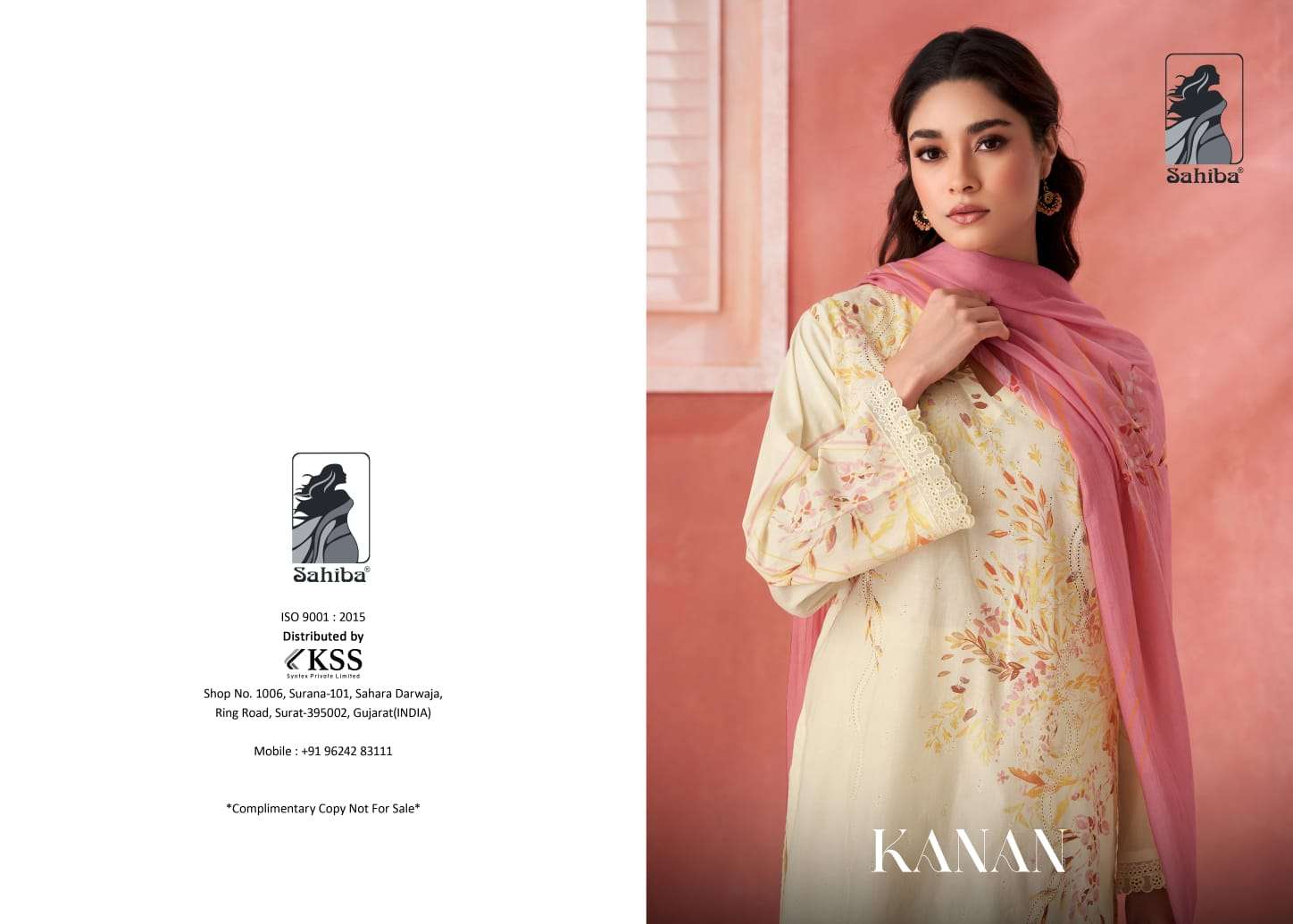 Sahiba KANAN Salwar Kameez Wholesale catalog