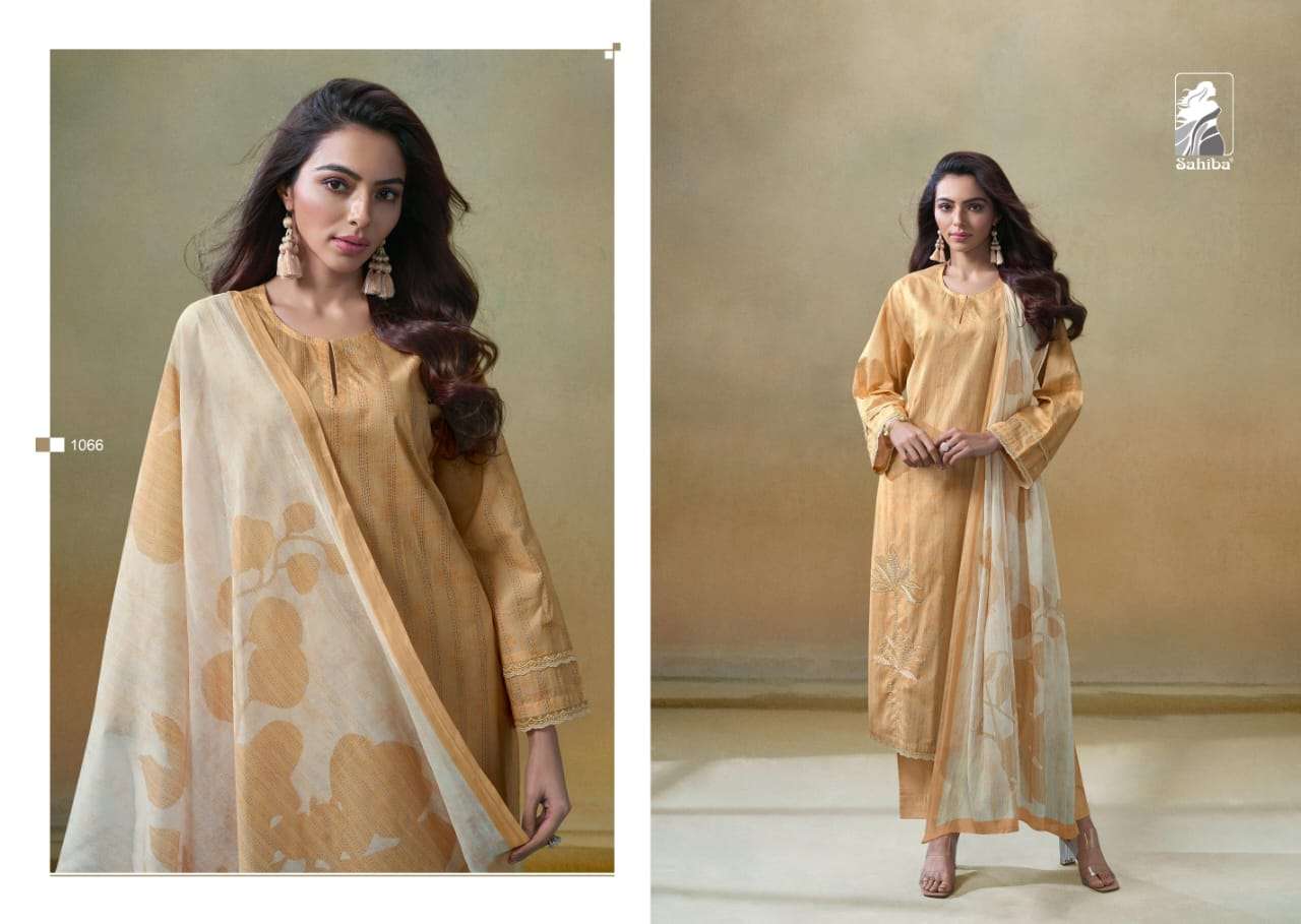 Sahiba Kantha Cotton Lawn Digital Print Salwar Kameez Wholesale catalog