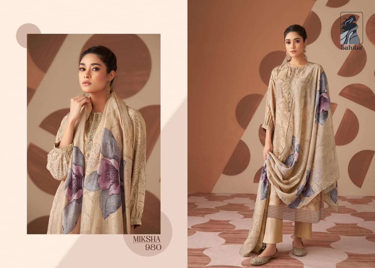 Sahiba MIKSHA Dress Material Wholesale catalog