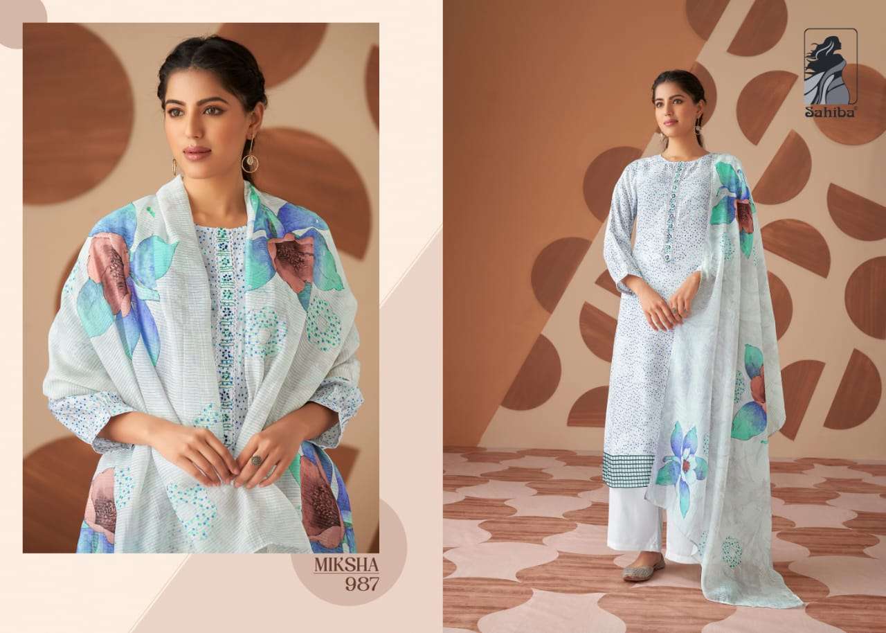 Sahiba MIKSHA Dress Material Wholesale catalog