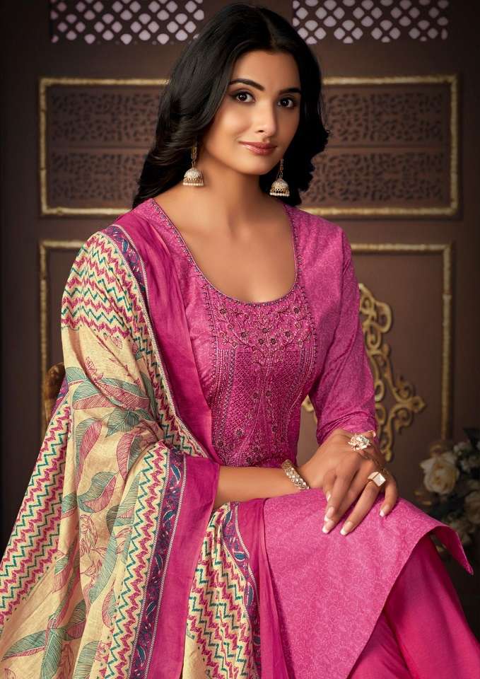 Sanvi Simran Vol-1 – Cotton Dress Material Wholesale Catalog
