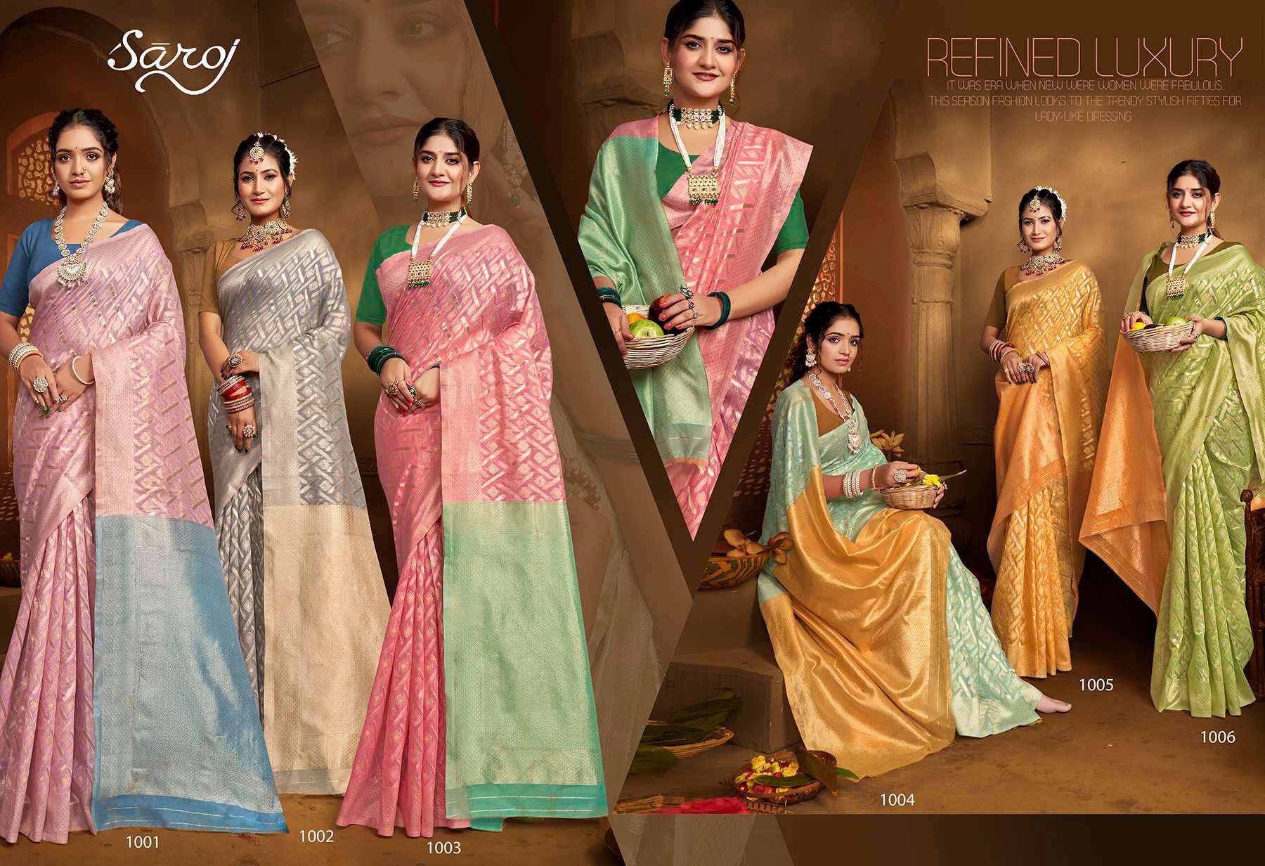 Saroj Divyanka cotton vol.2 Soft cotton saree rich pallu Wholesale catalog  