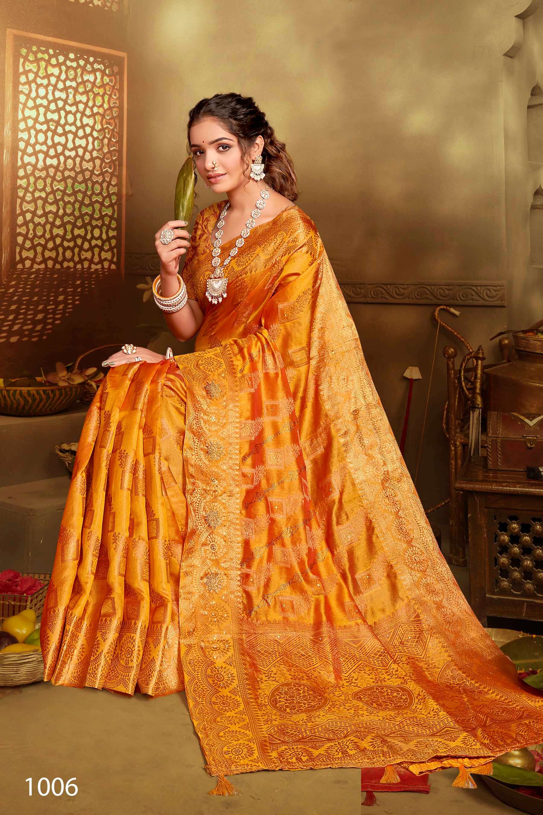Saroj Gautami vol.2 Soft khadi organza saree Saree Wholesale catalog    