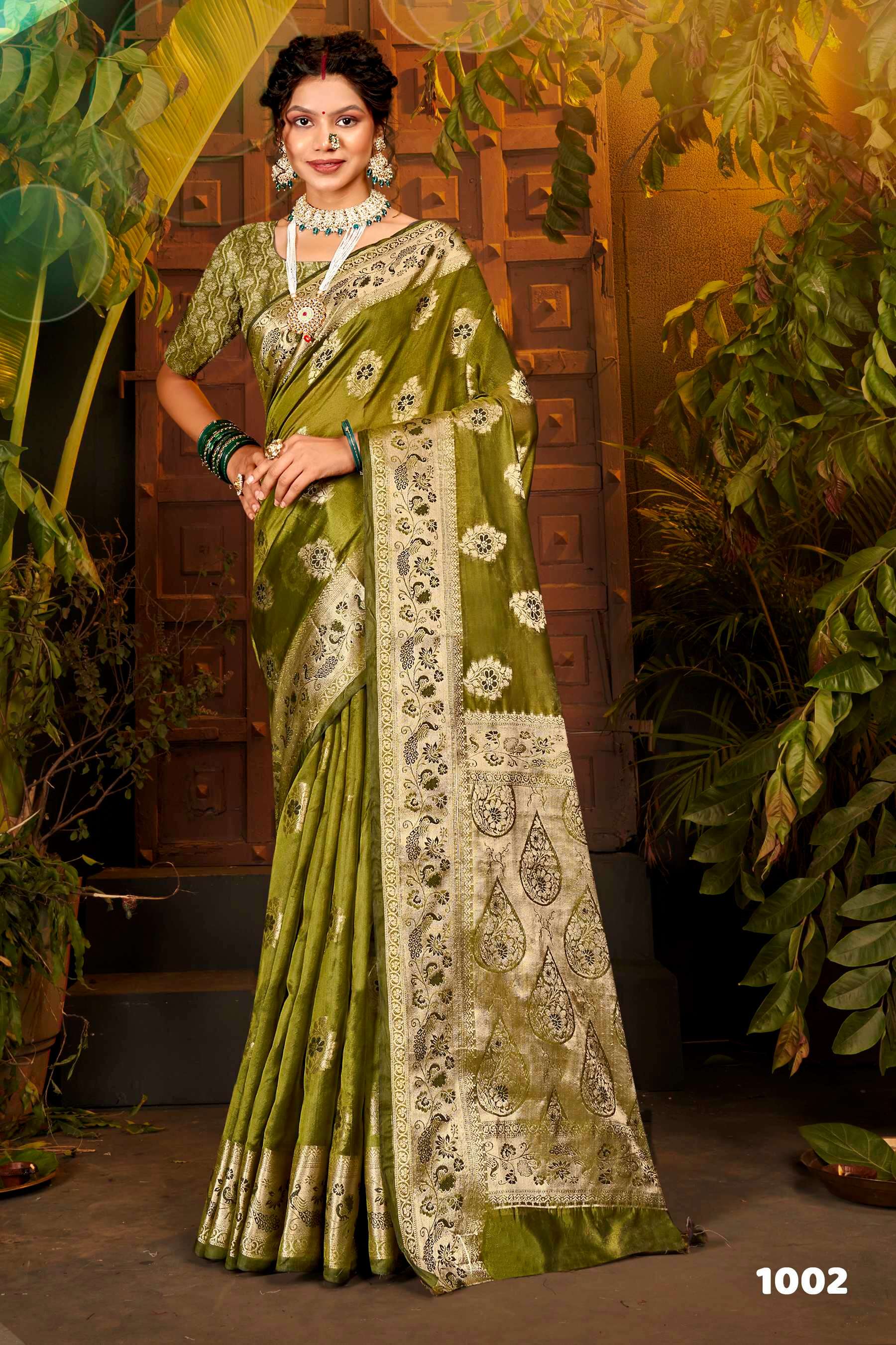 Saroj Haar Shringar vol.3 Premium cxc bright organza silk in bright matching Saree Wholesale catalog    