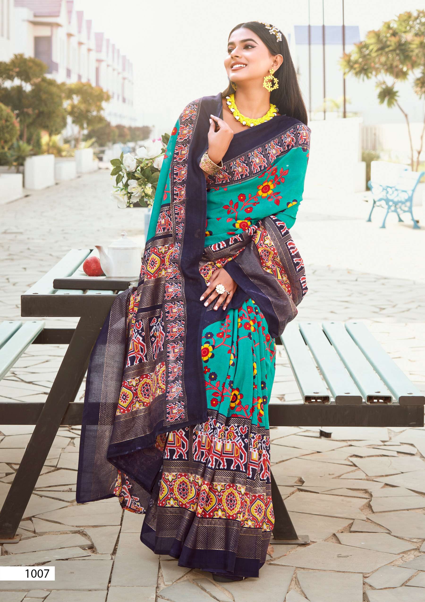 Saroj Ikkaya Patola  Vol 1 Soft  cotton silk saree  Wholesale catalog    