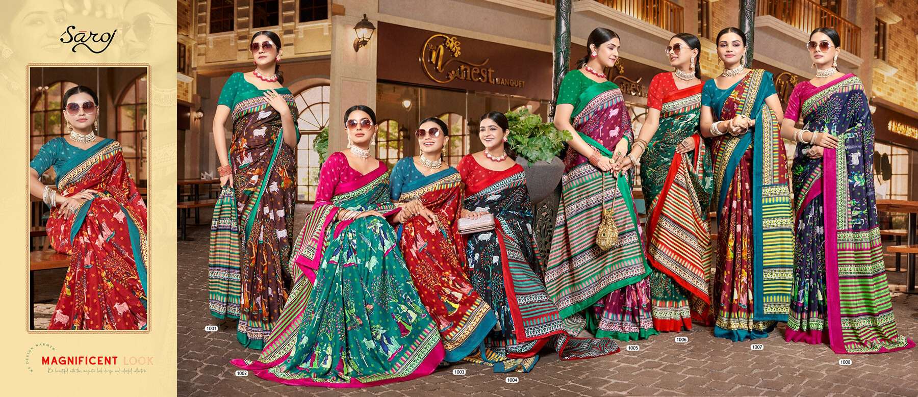 Saroj Ikkaya Vol.4 Soft cotton silk saree Saree Wholesale catalog    