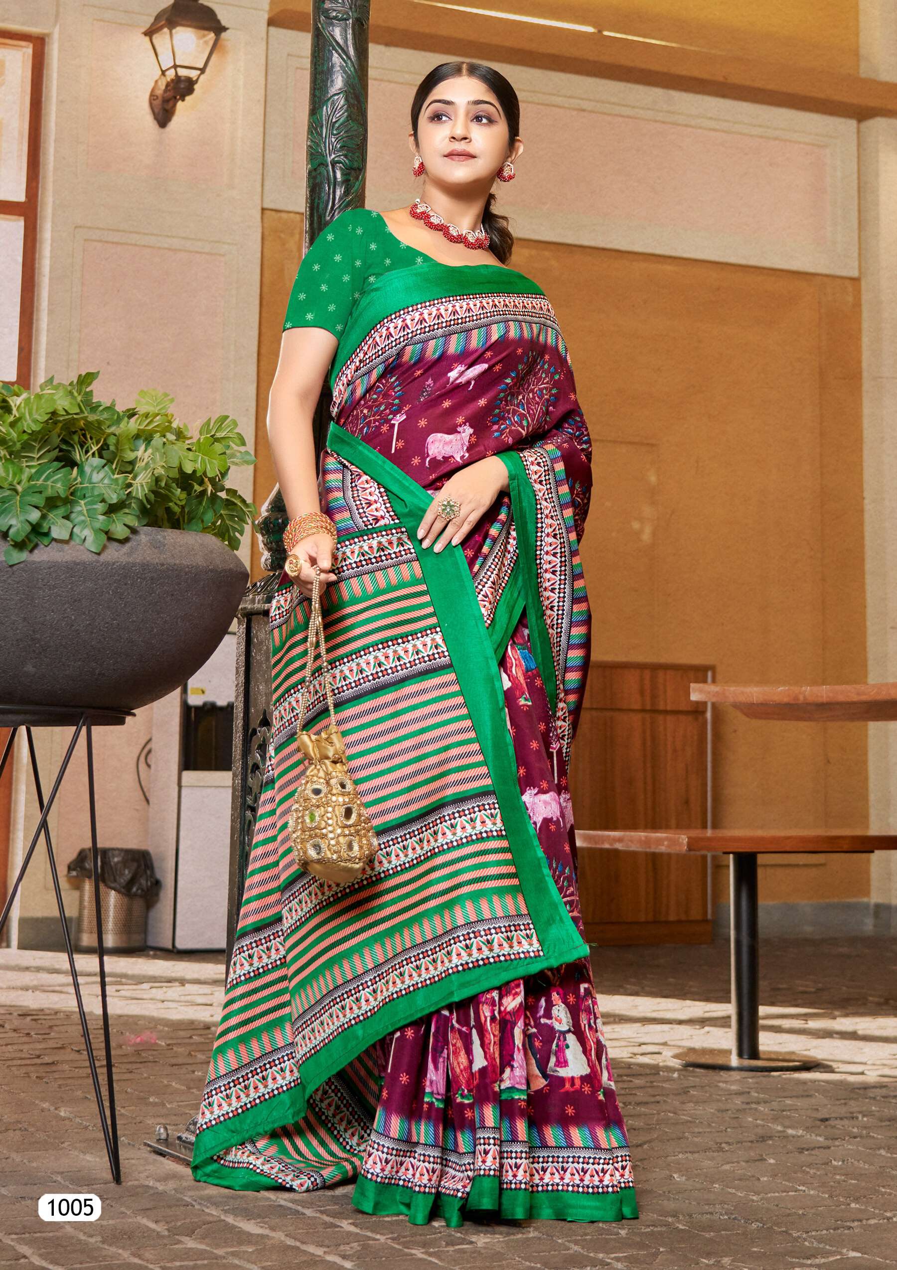 Saroj Ikkaya Vol.4 Soft cotton silk saree Saree Wholesale catalog    