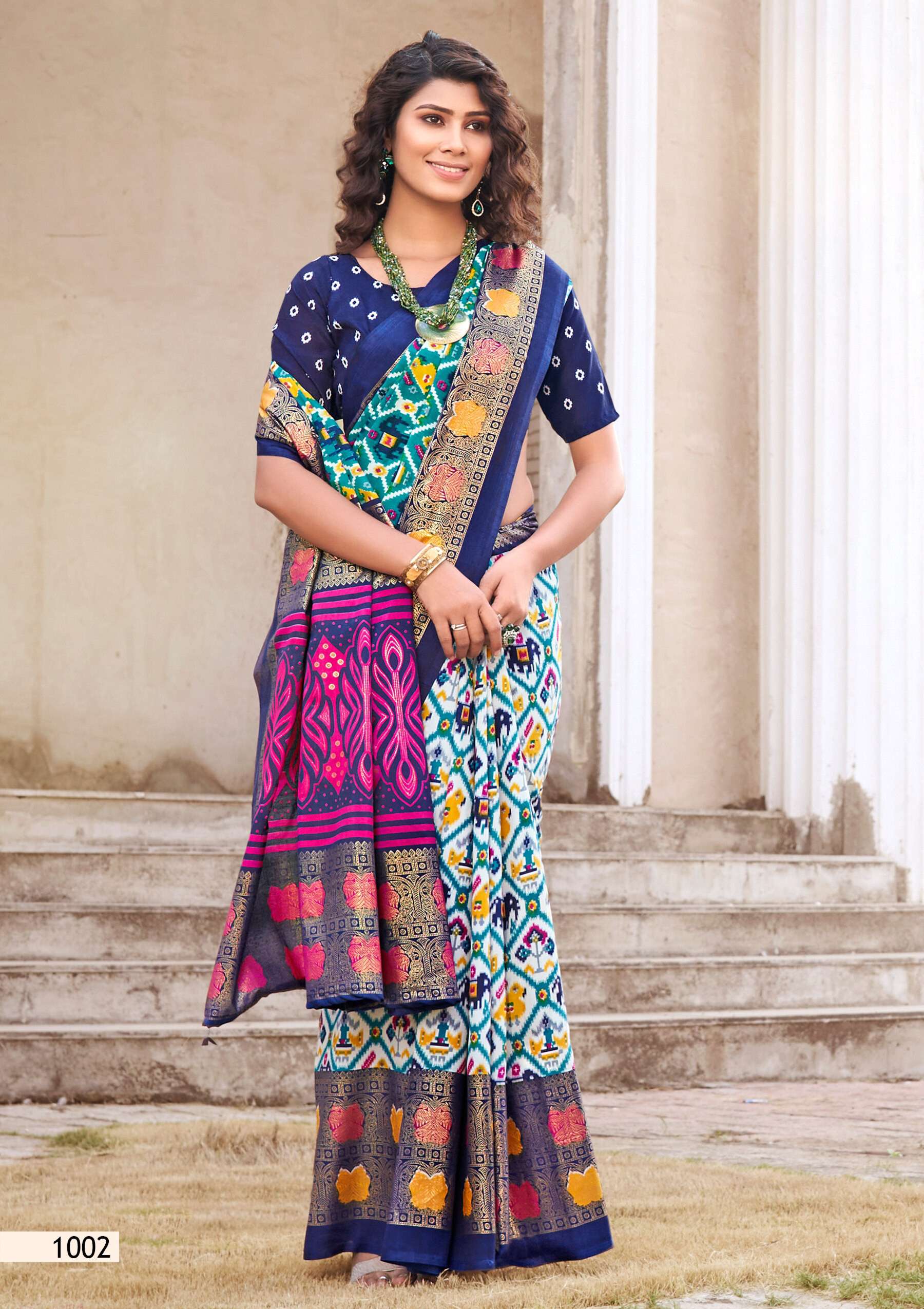 Saroj Ikkaya Vol.5 Soft cotton silk saree Saree Wholesale catalog    
