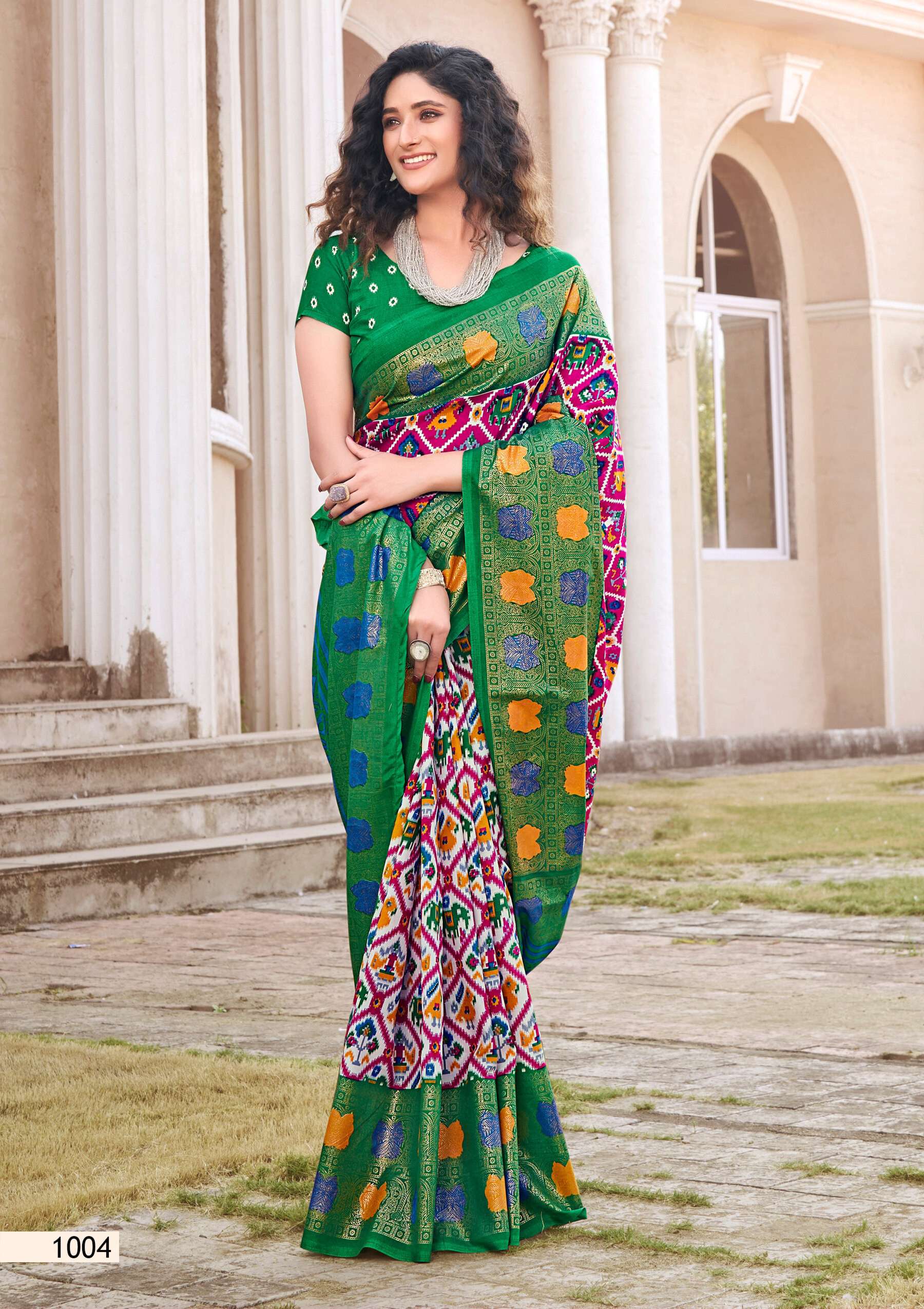 Saroj Ikkaya Vol.5 Soft cotton silk saree Saree Wholesale catalog    