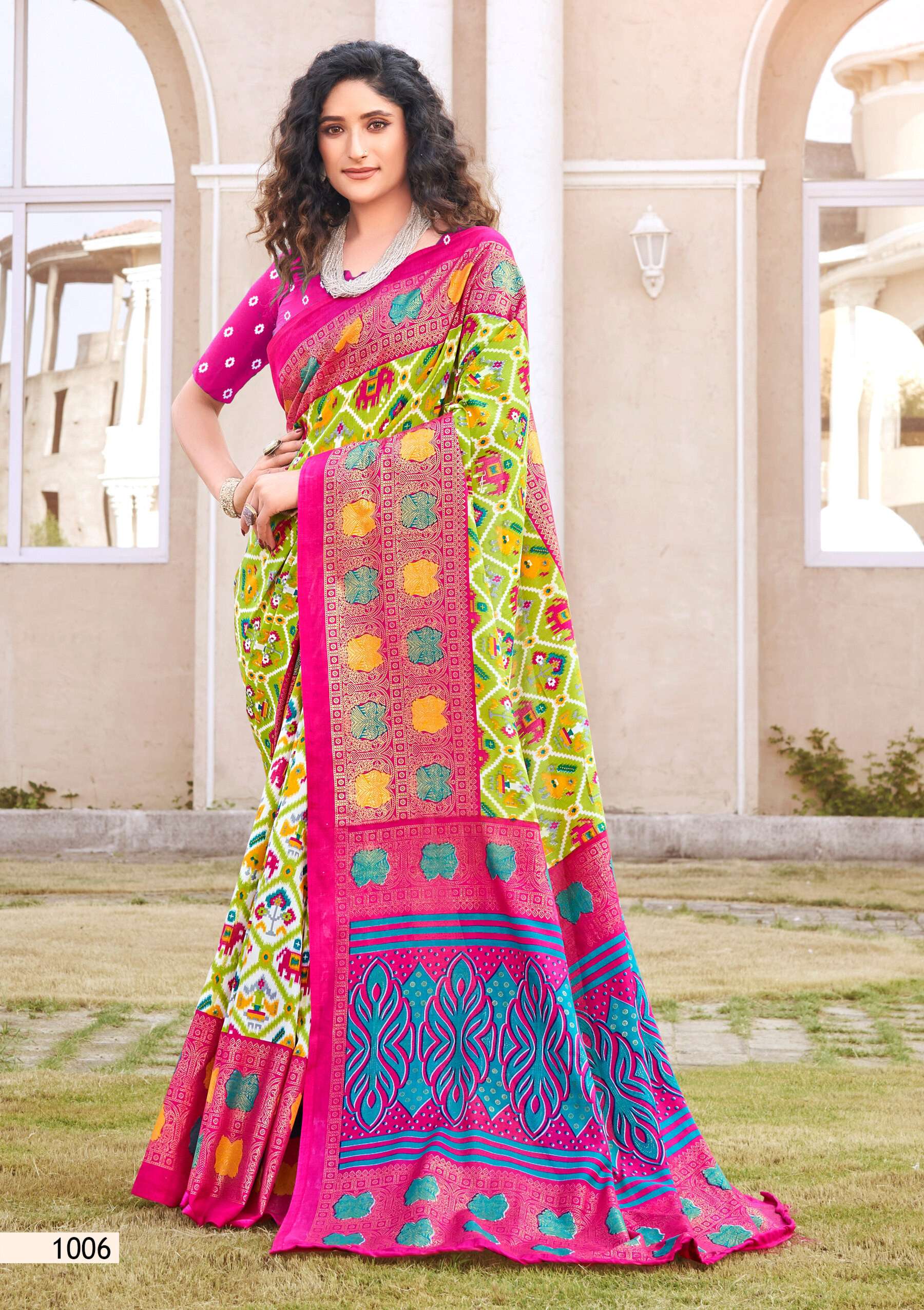 Saroj Ikkaya Vol.5 Soft cotton silk saree Saree Wholesale catalog    
