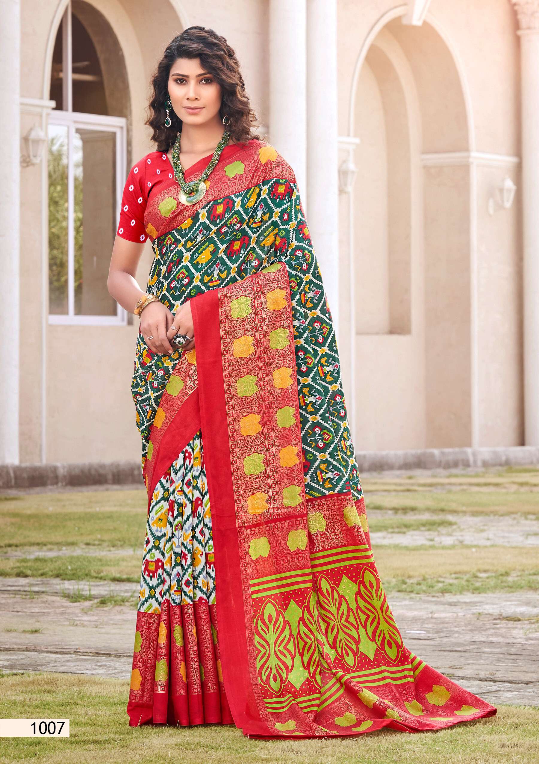 Saroj Ikkaya Vol.5 Soft cotton silk saree Saree Wholesale catalog    