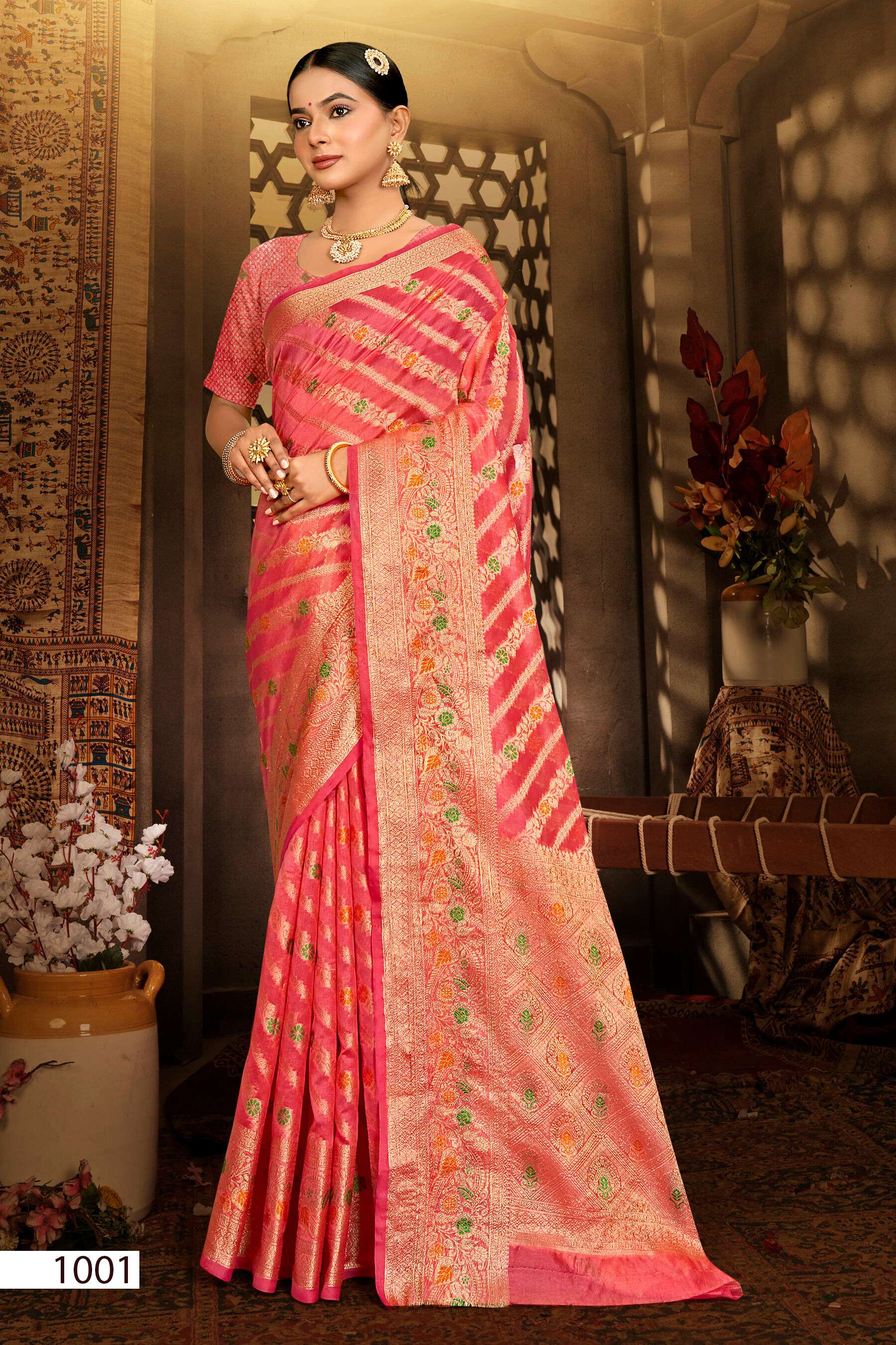 Saroj Jeevansathi vol.3 Soft organza saree Saree Wholesale catalog    