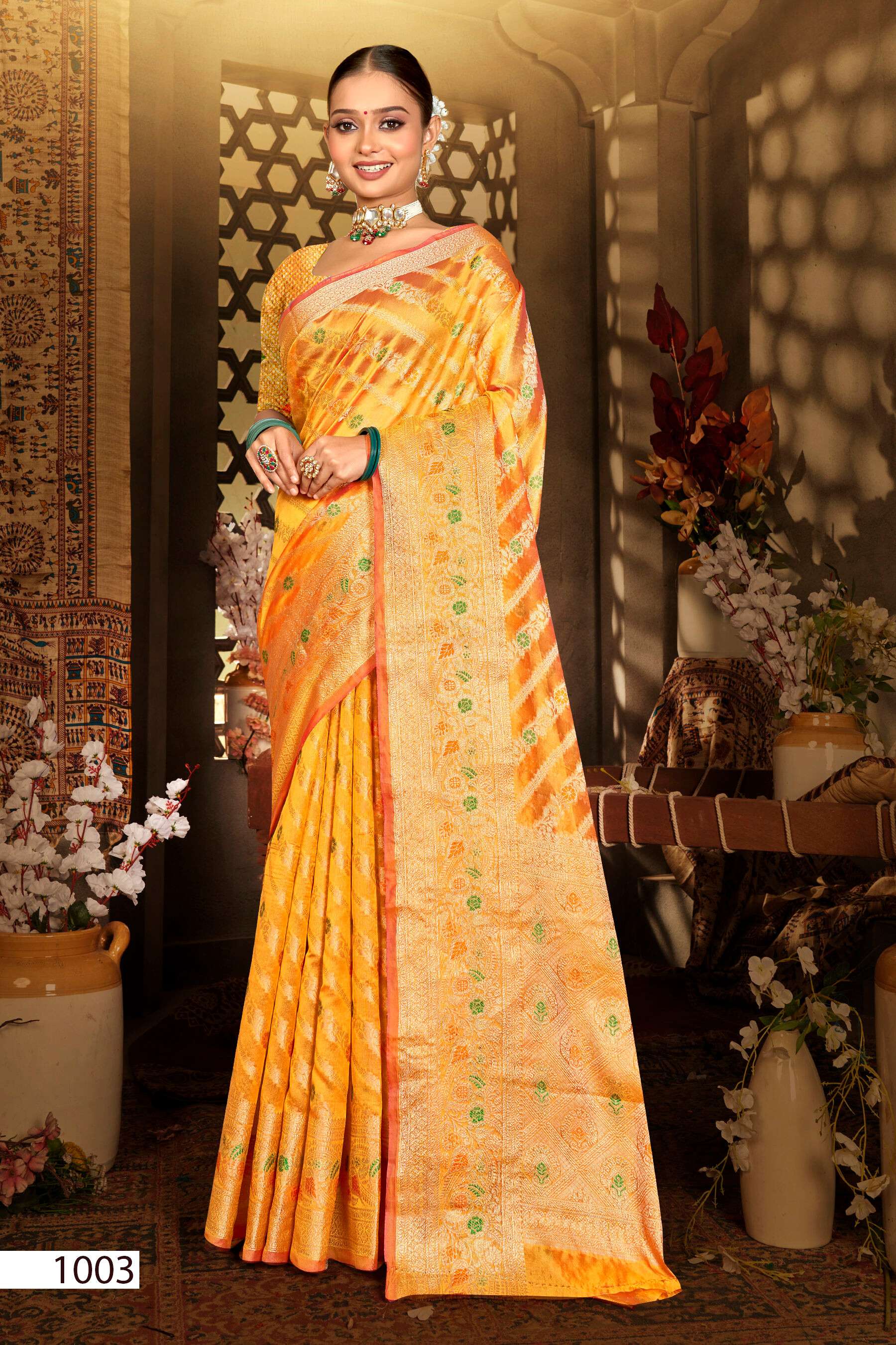 Saroj Jeevansathi vol.3 Soft organza saree Saree Wholesale catalog    