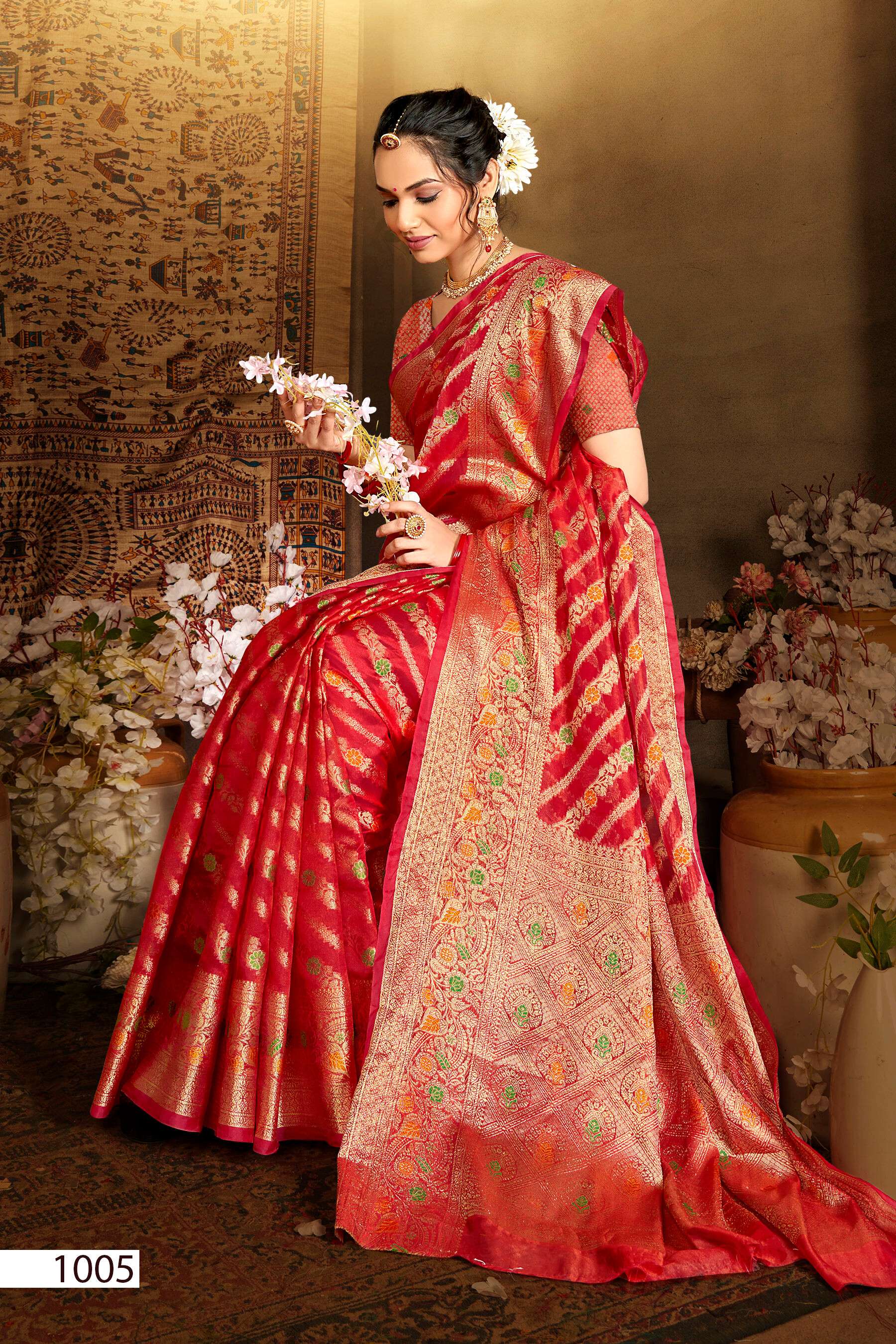 Saroj Jeevansathi vol.3 Soft organza saree Saree Wholesale catalog    